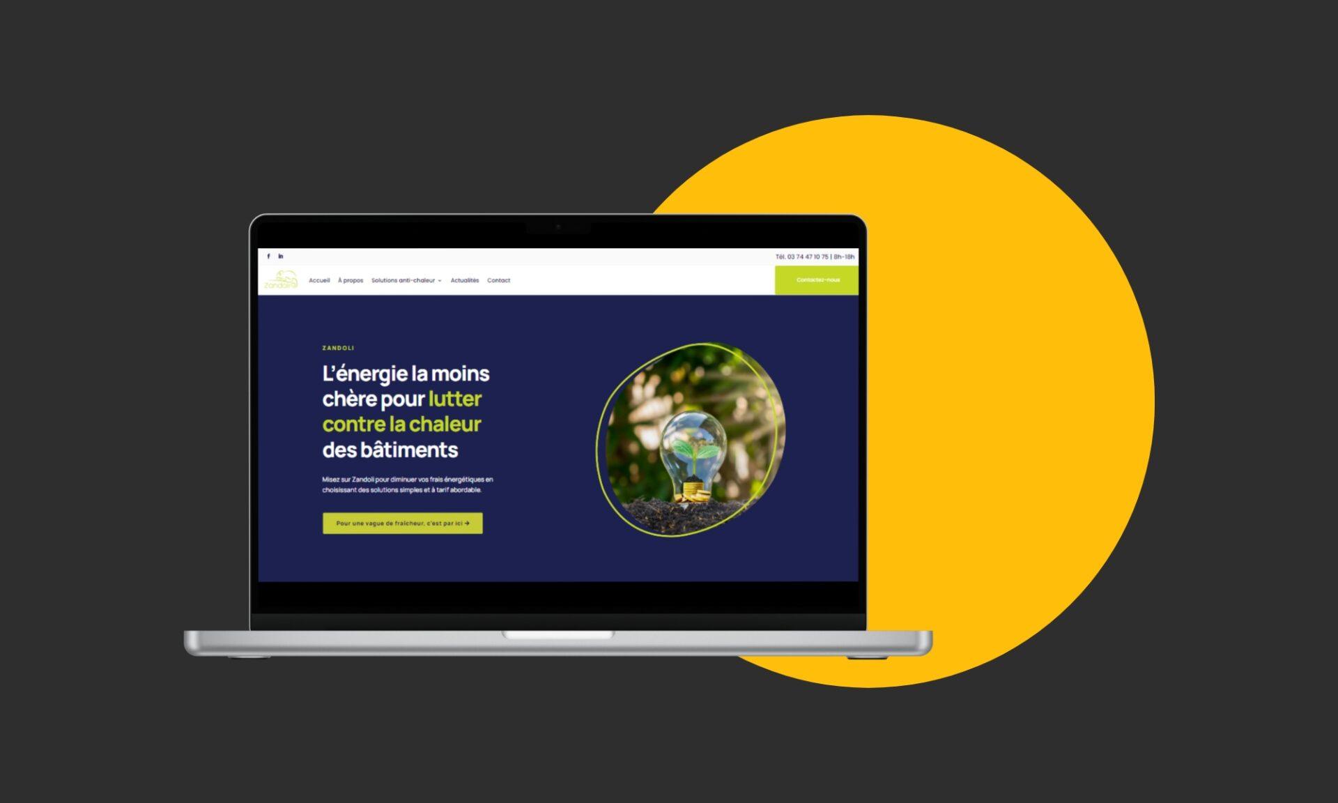 Zandoli - Développement site internet
