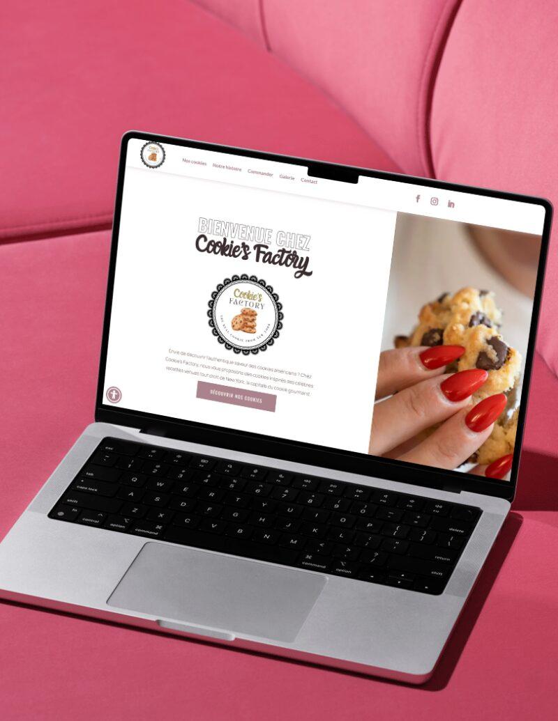 Cookie's Factory - Nouveau site internet vitrine développé par Conselio Agence digitale Luxembourg