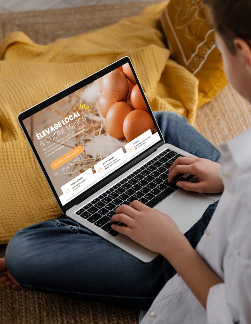 Chez Delphine et fils - Nouveau site internet vitrine développé par Conselio Agence digitale Luxembourg